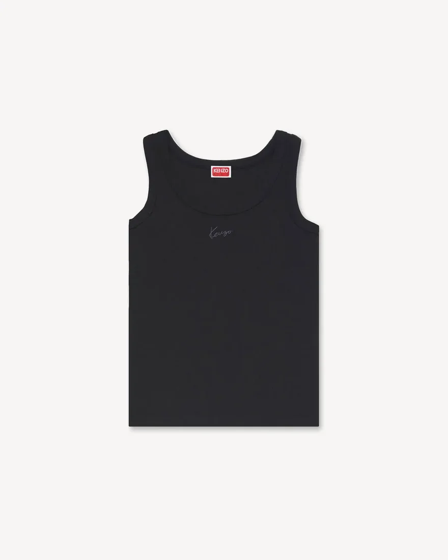 Топ Kenzo з вишивкою з бавовни